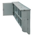 Clayre & Eef Wandkast  80x15x40 cm Blauw Hout