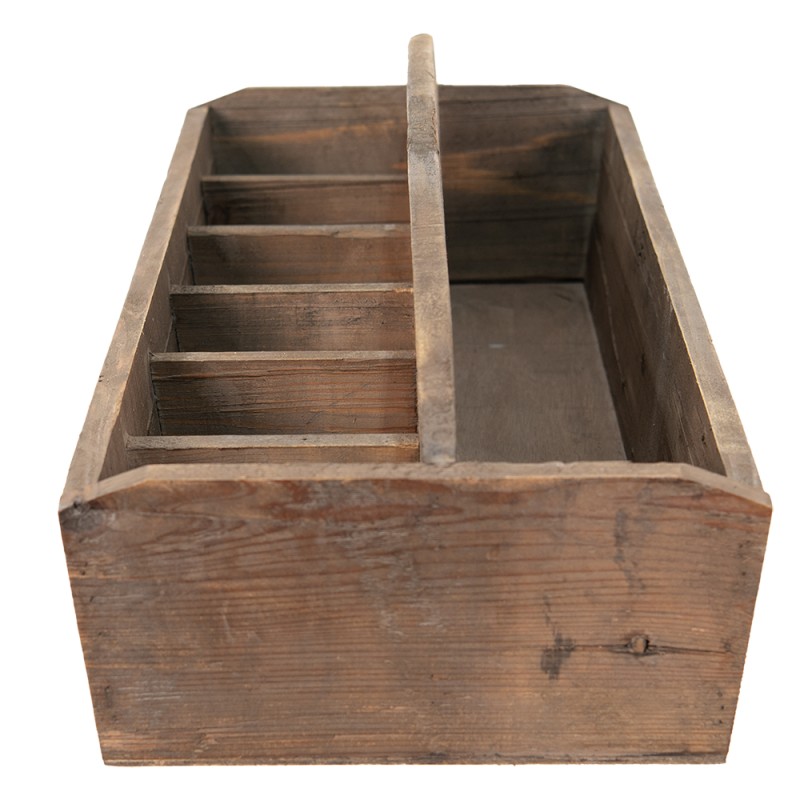 Clayre & Eef Houten kistje  88x32x23 cm Bruin Hout