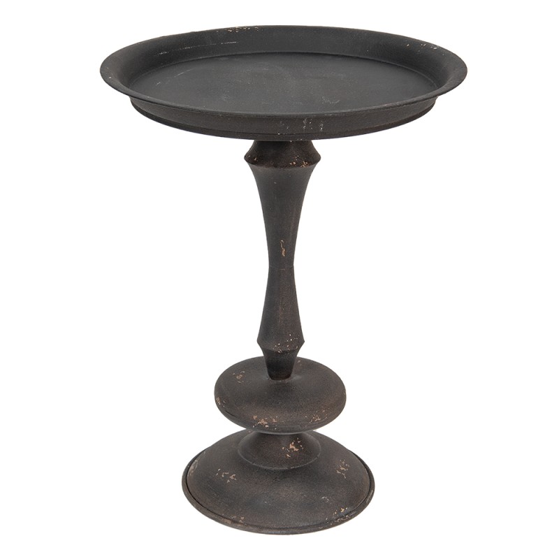Clayre & Eef Table d'appoint Ø 49x67 cm Noir Fer