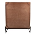 Clayre & Eef Wandkast  90x45x115 cm Bruin Hout Rechthoek Bloemen