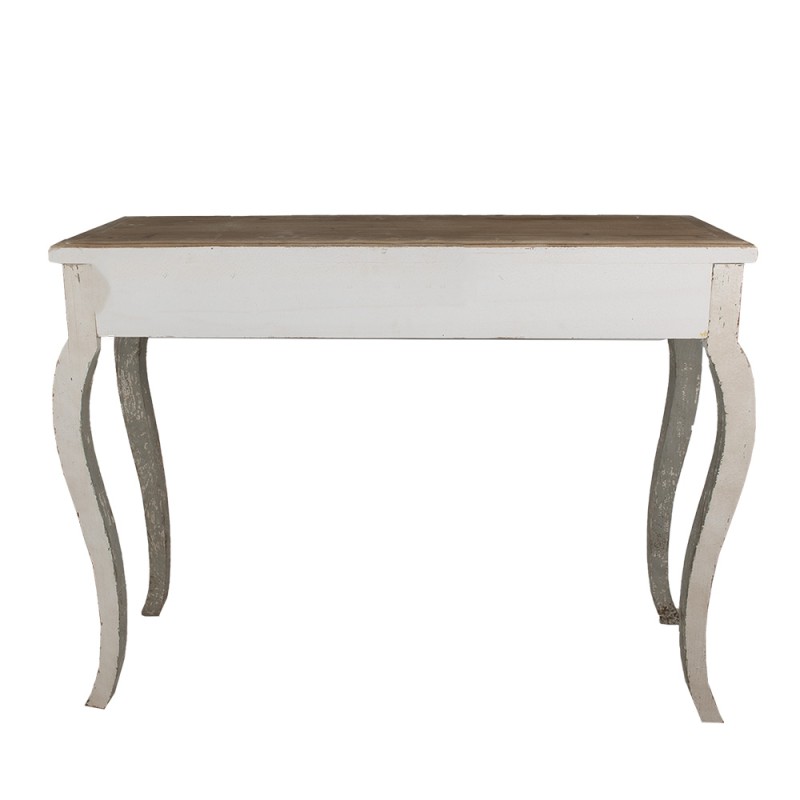 Clayre & Eef Sidetable  125x41x91 cm Bruin Beige Hout
