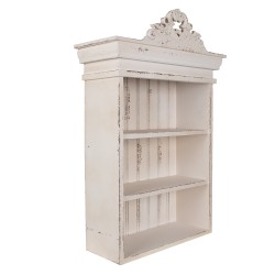 Clayre & Eef Wall Rack 51x20x77 cm White Wood product
