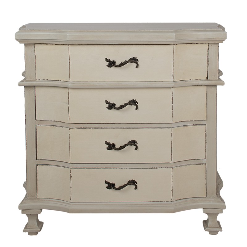 Clayre & Eef Ladekast  89x38x88 cm Beige Hout