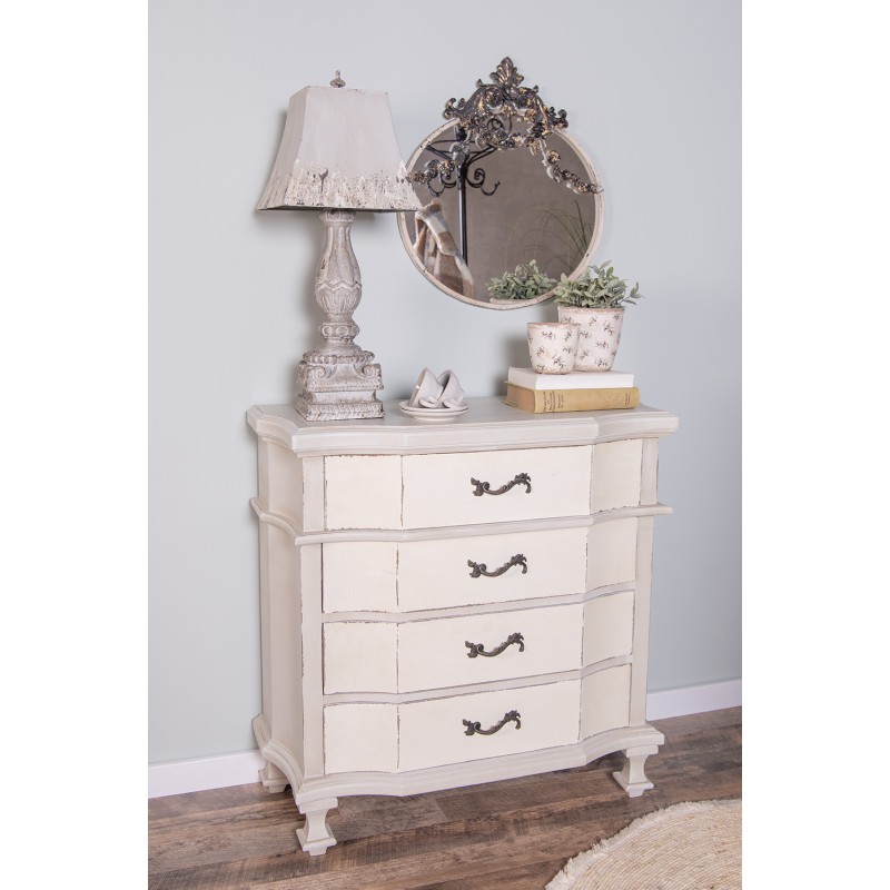 Clayre & Eef Ladekast  89x38x88 cm Beige Hout