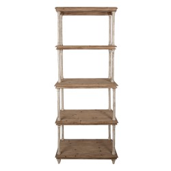 Clayre & Eef Bookcase 80x40x210 cm Brown Wood