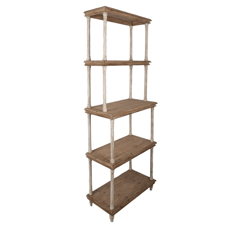 Clayre & Eef Bibliothèque 80x40x210 cm Marron Bois