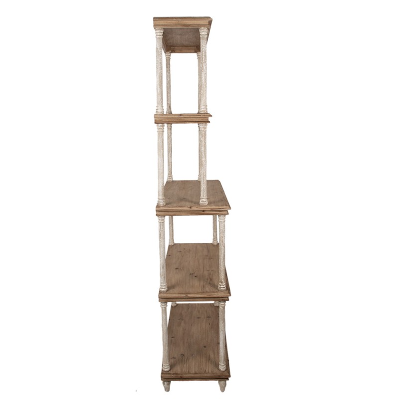 Clayre & Eef Bibliothèque 80x40x210 cm Marron Bois