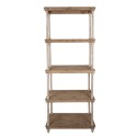 Clayre & Eef Bibliothèque 80x40x210 cm Marron Bois