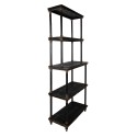 Clayre & Eef Libreria 80x40x210 cm Nero Legno