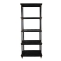 Clayre & Eef Libreria 80x40x210 cm Nero Legno