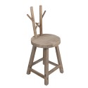 Clayre & Eef Table de plante 30x30x70 cm Marron Bois Bois de cerf