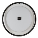 Clayre & Eef Horloge mural Ø 60 cm Noir Couleur or Fer Verre