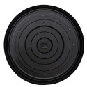 Clayre & Eef Wall Clock Ø 76x6 cm Black White Plastic Glass Westminster Clock Company London