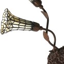 LumiLamp Lampe de table Tiffany 44x26x61 cm Beige Verre