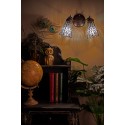 LumiLamp Wandleuchte Tiffany 30x23x23 cm  Transparant Glas Metall Rund