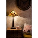 LumiLamp Table Lamp Tiffany 36x36x57 cm Beige Brown Glass Metal