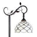 LumiLamp Tiffany Vloerlamp  152 cm Bruin Beige Glas