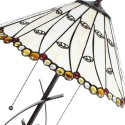 LumiLamp Table Lamp Tiffany Ø 41x68 cm Beige Glass Round