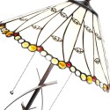 LumiLamp Table Lamp Tiffany Ø 41x68 cm Beige Glass Round
