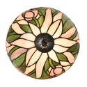 LumiLamp Tiffany Tafellamp  Ø 25x40 cm Roze Glas
