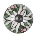 LumiLamp Tiffany Tafellamp  Ø 25x40 cm Roze Glas