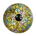 LumiLamp Lampe de table Tiffany Ø 40x60 cm Vert Verre