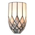 LumiLamp Wandlamp Tiffany  18x27 cm Grijs Glas