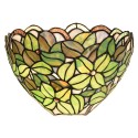 LumiLamp Wandlamp Tiffany  30x15x18 cm Groen Glas