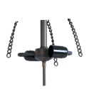 LumiLamp Pendant Light Tiffany 15x15x33 cm  Brown Iron