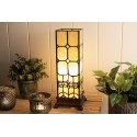 LumiLamp Tiffany Tischlampe 12x12x35 cm  Gelb Glas Rechteck