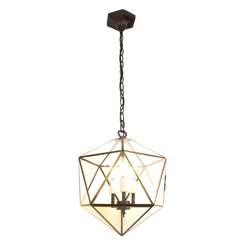 LumiLamp Pendant Lamp 35x35x140 cm Transparent Metal Glass