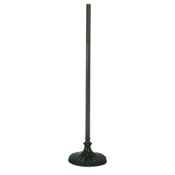 LumiLamp Base della lampada lampada da terra Tiffany Ø 30x165 cm  Marrone Plastica Ferro