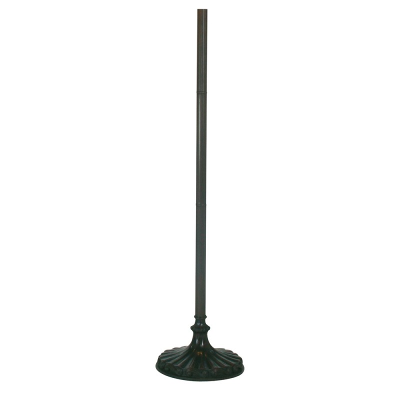 LumiLamp Base della lampada lampada da terra Tiffany Ø 30x165 cm  Marrone Plastica Ferro