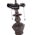 LumiLamp Lampe Base Floor Lamp Tiffany Ø 31x164 cm  Brown Metal