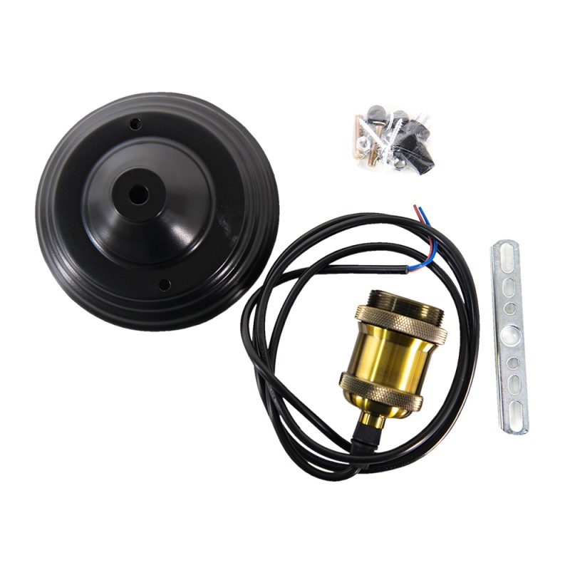 LumiLamp Suspension 150 cm  Couleur or Noir Plastique