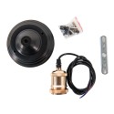 LumiLamp Pendelleuchte 150 cm  Rosa Goldfarbig Kunststoff