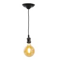 LumiLamp Pendelleuchte 150 cm  Schwarz Kunststoff