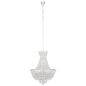 LumiLamp Chandelier Ø 63x78 cm Silver colored Metal Glass