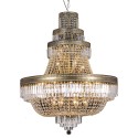 LumiLamp Lampadario Ø 80x105/220 cm  Color oro Ferro Vetro