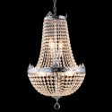 LumiLamp Kroonluchter  Ø 40x70/184 cm  Zilverkleurig Ijzer