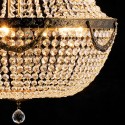 LumiLamp Lampadario Ø 60x85/200 cm  Marrone Ferro Vetro