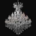 LumiLamp Lustre Ø 170x200/270 cm  Transparent Fer Verre