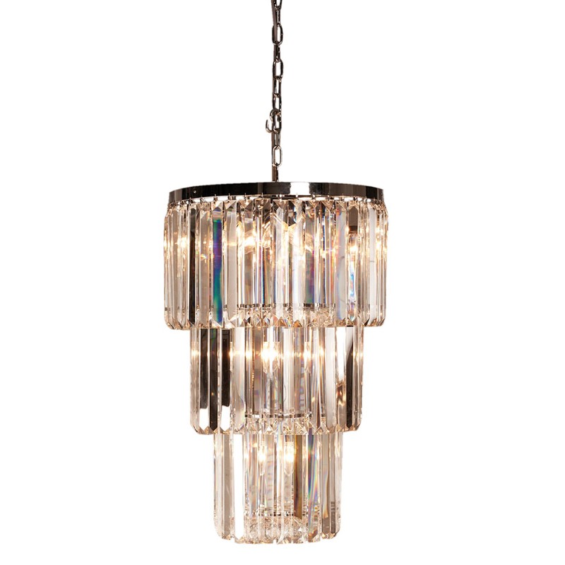Lumilamp Chandelier Ø 47x74 cm Transparent Iron
