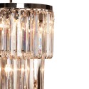 Lumilamp Chandelier Ø 47x74 cm Transparent Iron