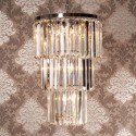 Lumilamp Chandelier Ø 47x74 cm Transparent Iron
