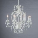 LumiLamp Chandelier Ø 70x70 cm  Transparent Iron Glass