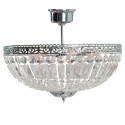 LumiLamp Lampada da soffitto in cristallo Ø 47x38 cm  Trasparente Ferro Vetro
