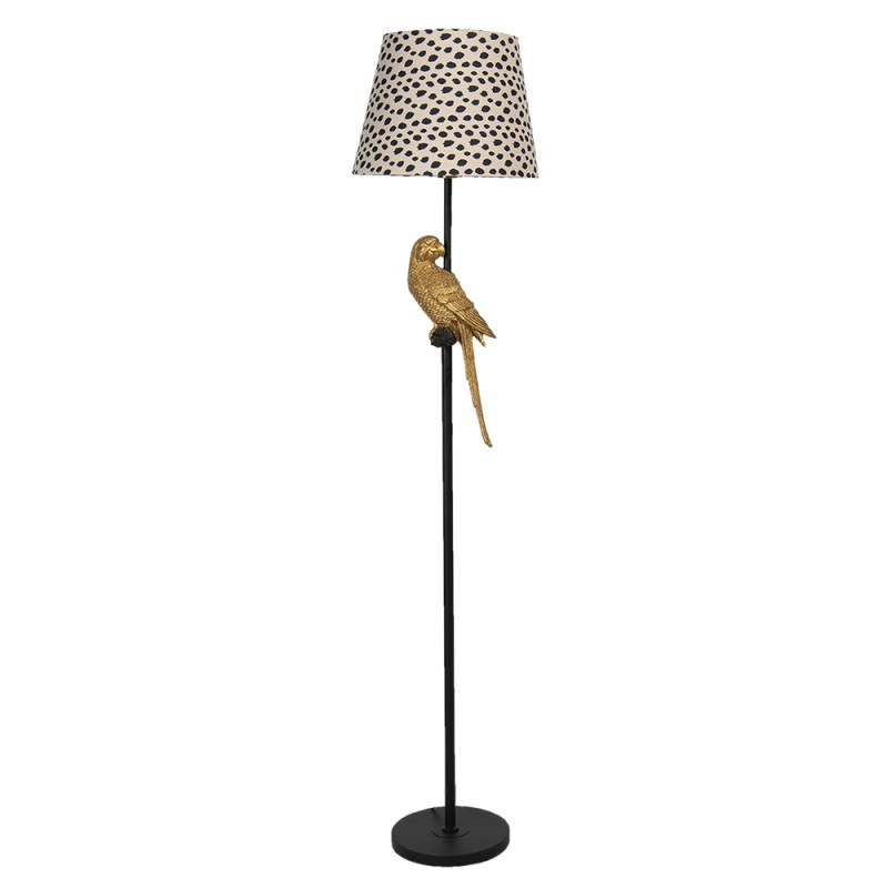 Clayre & Eef Lampada da terra Ø 37x165 cm  Nero Beige  Plastica Rettangolo