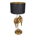 Clayre & Eef Lampada da tavolo Ø 33x79 cm  Color oro Plastica Rotondo Pappagallo