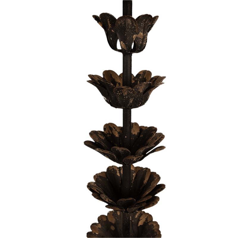 Clayre & Eef Table Lamp Ø 30x81 cm Brown Iron